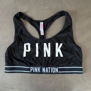 Victoria’s Secret Pink sports bra, size large